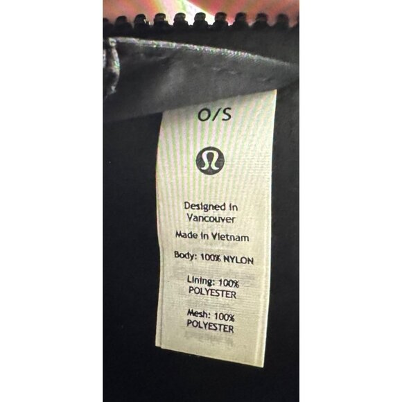 Lululemon Easy Access Crossbody dark teal Bag Nylon Belt Black Adjustable Strap - Picture 5 of 9